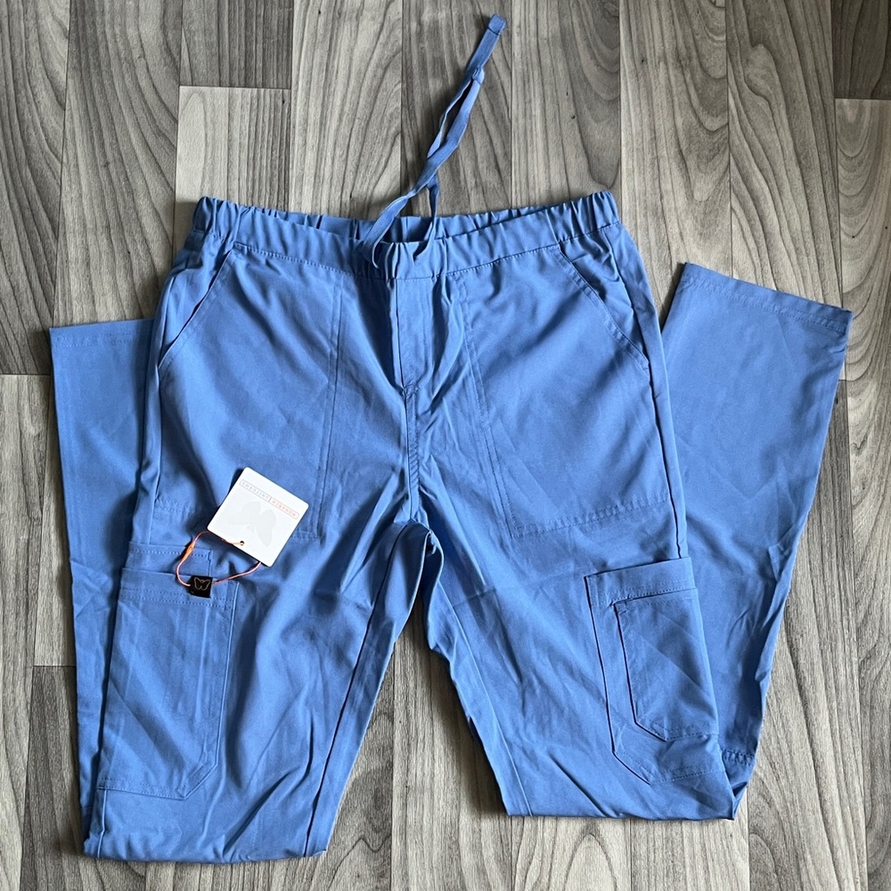 NWT Monarch Medical Work Uniform’s Scrubs Women’s Baby Blue Pants